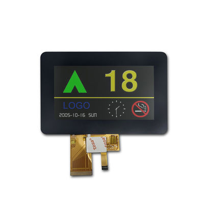 전기 용량 TFT LCD 터치스크린 전시, CTP Lcd Tft 4.3 인치 ST7282 운전사