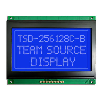 맞춘 256x128 STN은 전달 가능한 긍정적 COB 그래픽 흑백 LCD 스크린 디스플레이 모듈을 청색화합니다