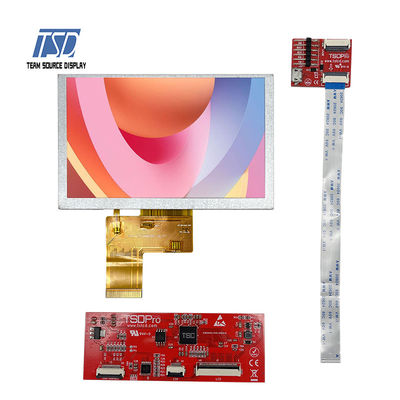 500 알 색 TFT UART LCD 디스플레이 5 인치 800x480 결의안 ST7262 IC