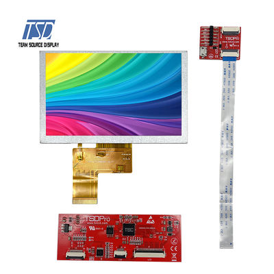 500 알 색 TFT UART LCD 디스플레이 5 인치 800x480 결의안 ST7262 IC
