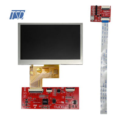 저항성 터치 스크린 4.3' 스마트 LCD 모듈 480x320 UART 인터페이스