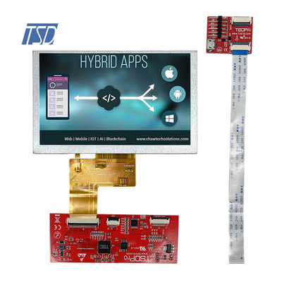 RTP 800x480 5 인치 Tft LCD 디스플레이 모듈 HMI UART 인터페이스