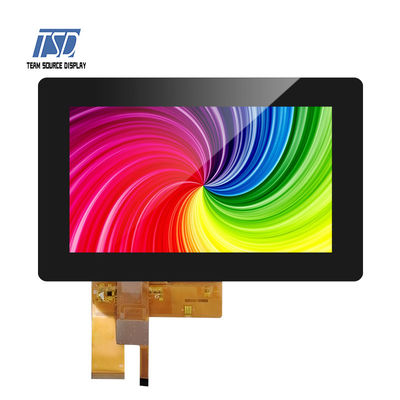 터치 패널을 가진 TSD 표준 TFT LCD 디스플레이 단위 7 인치 450 Nits 800x480 RGB