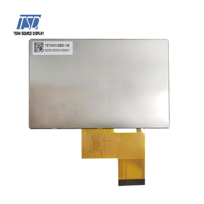 4.3 인치 RGB 24 비트 1000 알 TSD IPS LCD는 실외 사용을 위해 전시합니다