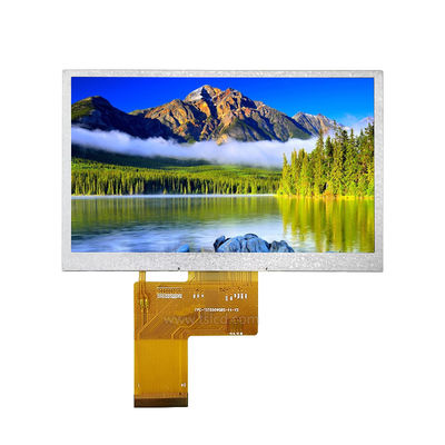 기업 장치를 위한 5 인치 ST7252 IC 300nits 수평한 LCD 디스플레이