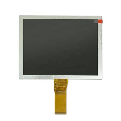 12시 8.0인치 800x600 스크린 LCD 패널 RGB-24bit 인터페이스 산업용 24LED
