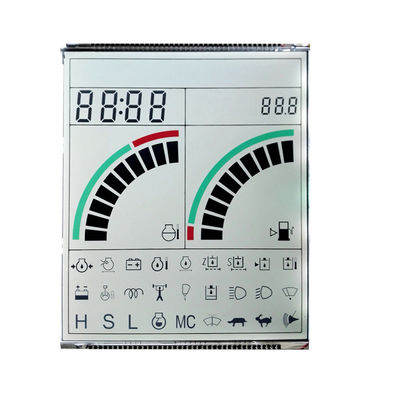 모노크롬 맞춤형 LCD 스크린 커버터블 7 세그먼트 속도 측정기