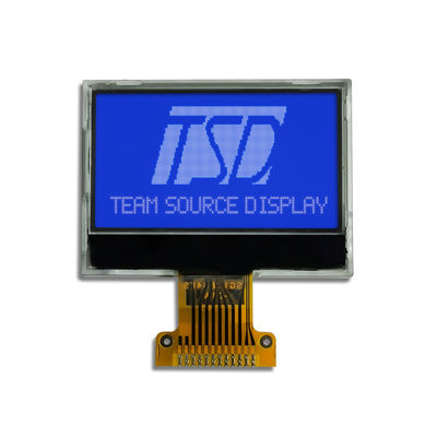 포지티브 COG LCD 디스플레이 25.58x6 활성 영역 128x64 도트 6시 시야각